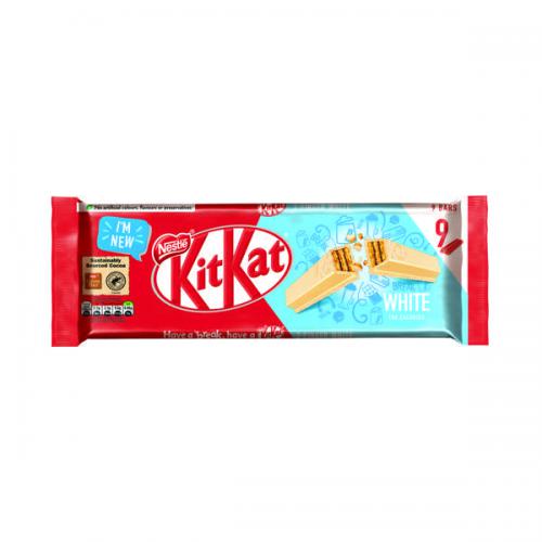 Nestle Kit Kat 2 Finger White Chocolate [Pack of 9] 12499022
