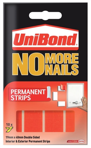 Unibond No More Nails Strips Permanent Red